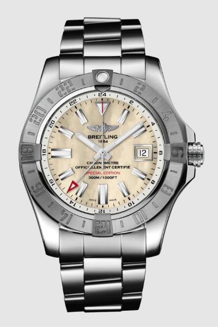 Replica Breitling Avenger II GMT Mother of Pearl A3239011/A809/170A Men Watch